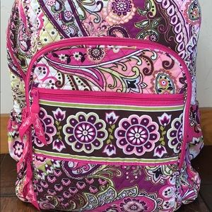 vera bradley backpack very berry paisley